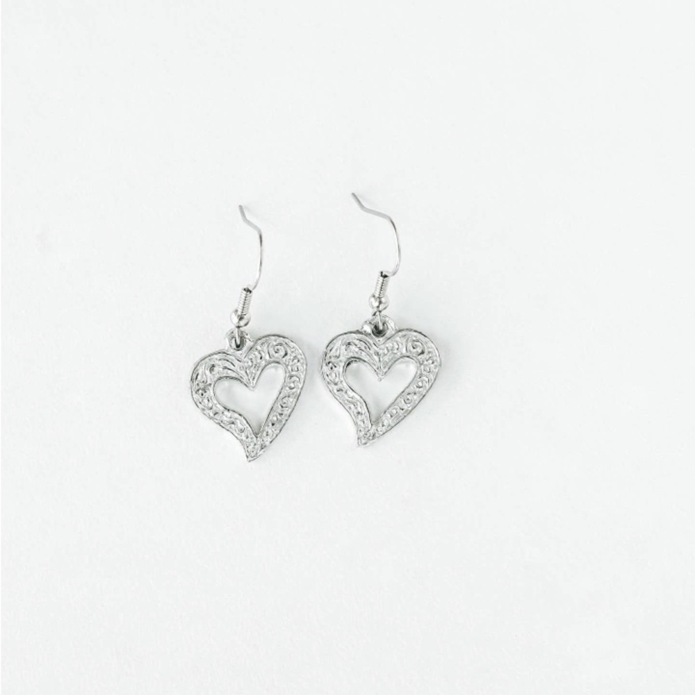 Asymmetric Heart Earrings
